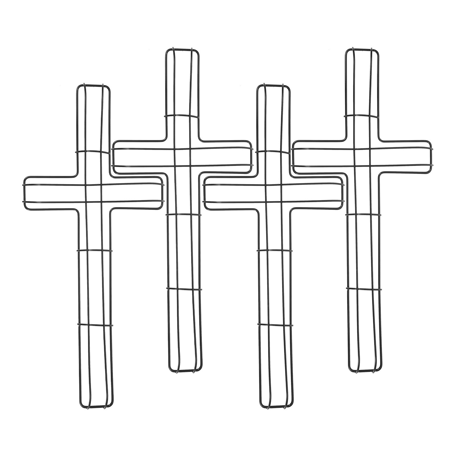 Wreath Form Wire - 4 szt. metalowych ram w kształcie