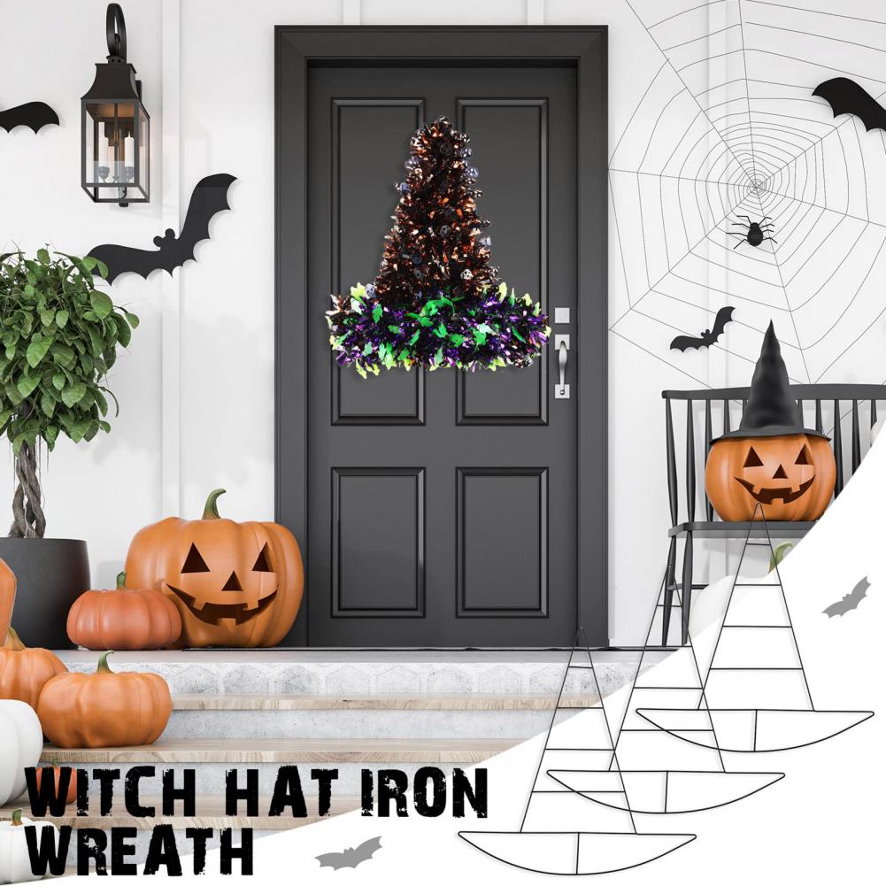 Wreath Form Wire - Wisząca forma wienca Halloween Ramka wieniec