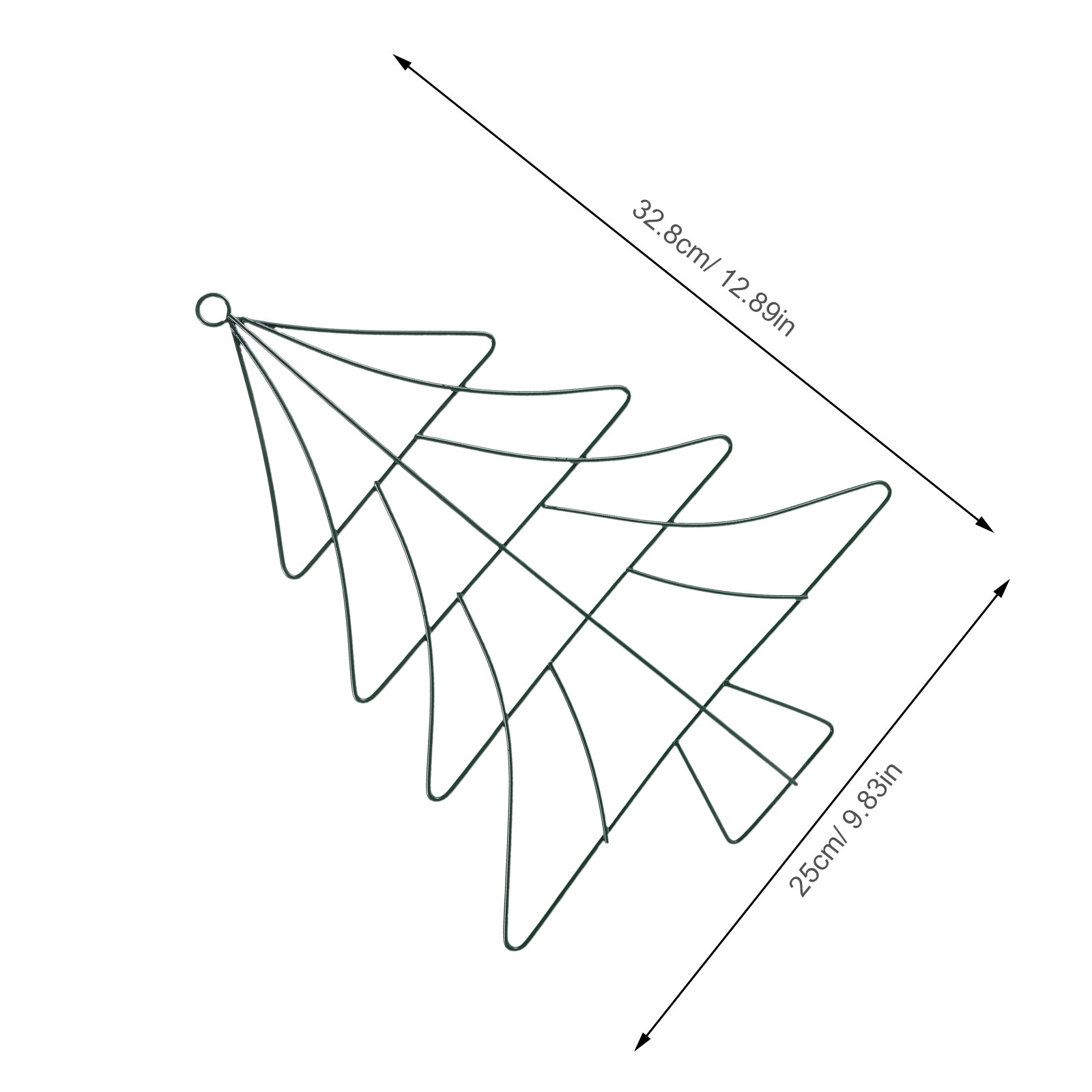 Metalowy stelaż w kształcie ch – Wreath Form Wire recenzja i cena