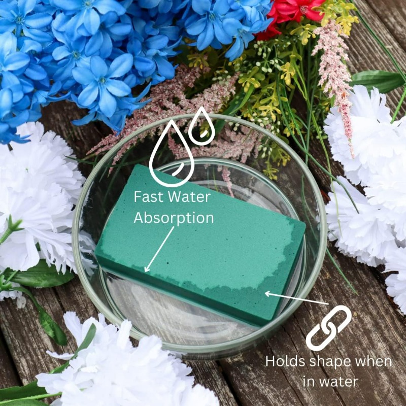 Kwadratowe bloki florystyczne  – Floral Foam Oasis recenzja i cena
