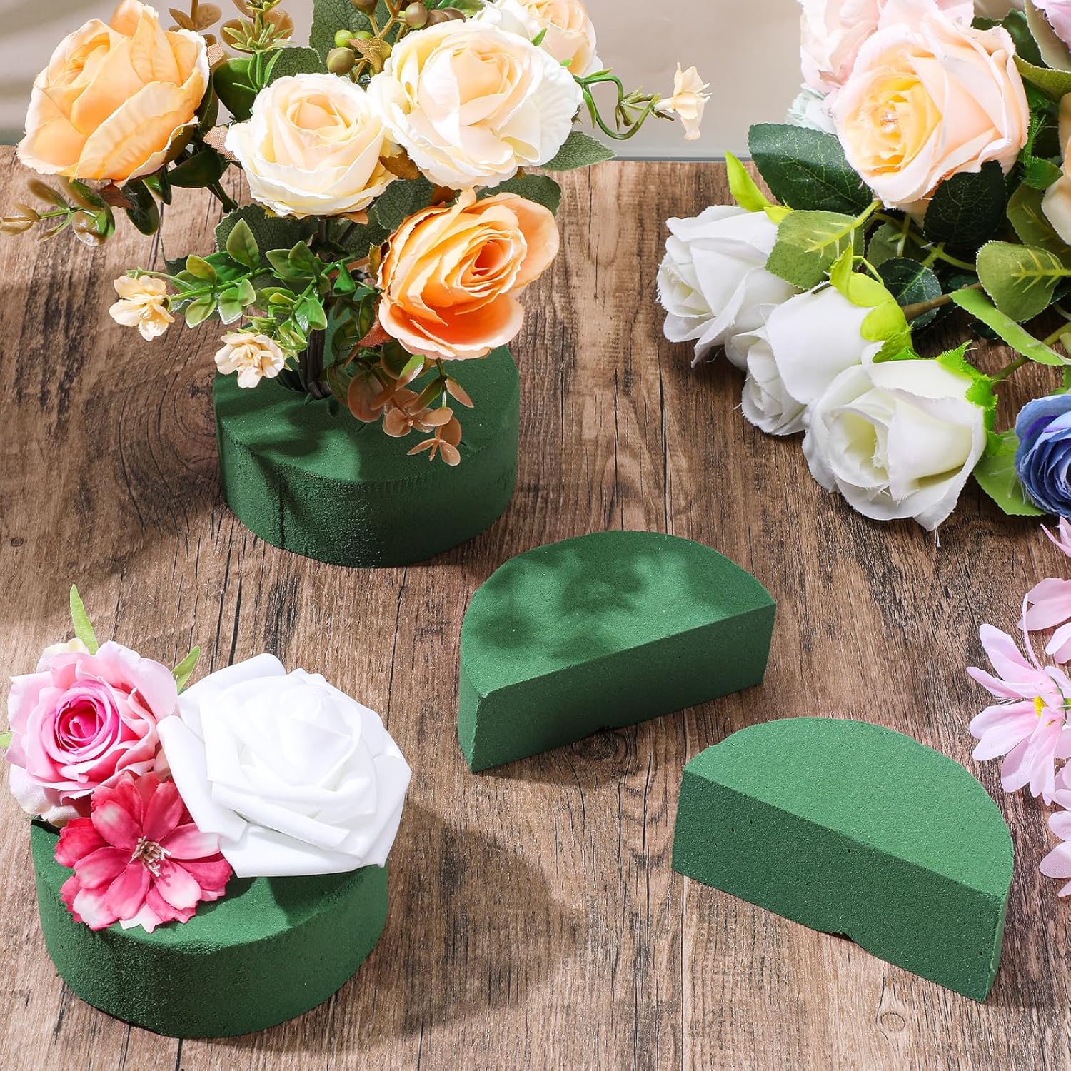 Zielone Okrągłe Kostki Gąbki F – Floral Foam Oasis recenzja i cena